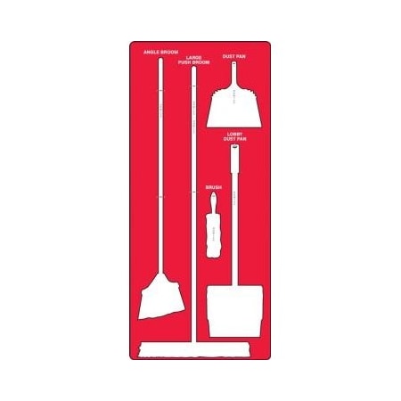 Accuform CLEAN  SWEEP STOREBOARDS PSB114RDWT PSB114RDWT